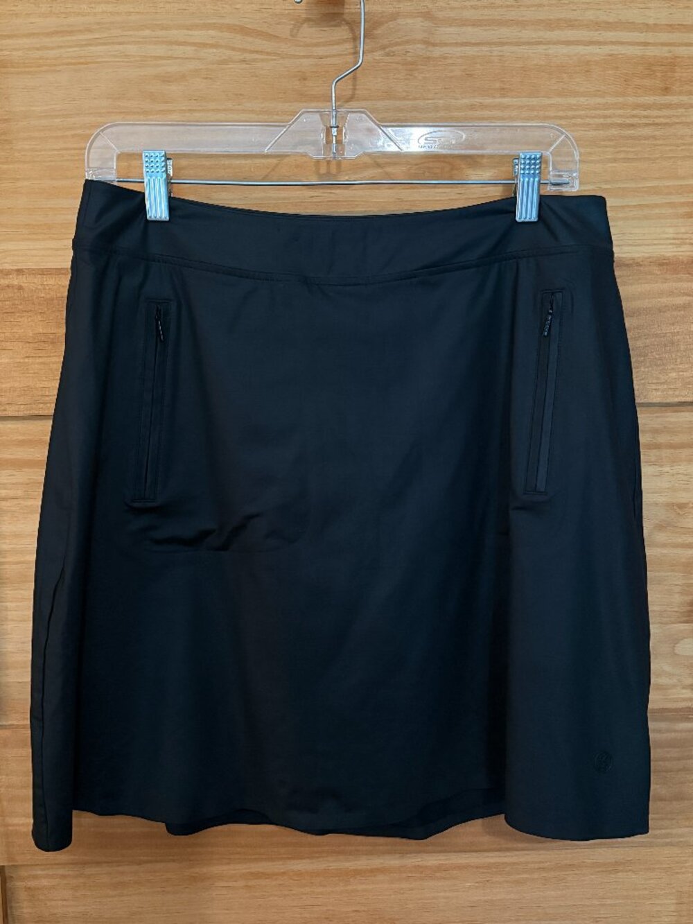 G/FORE Black Silky Performance Athletic Tennis Golf Skirt Skort Women's size L